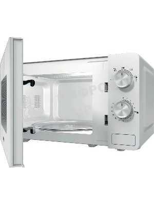 Микроволновая печь Gorenje MO20E1W2 белый, 20 л, 800 Вт, переключатели - поворотный механизм