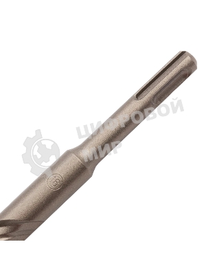 Бур по бетону Denzel двойная спираль, Cobalt W-tip, 16x210 мм, SDS PLUS