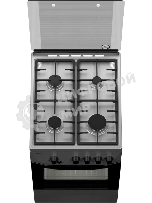 Плита газовая Darina 1D1 GM 241 014 Х нержавеющая сталь/черный, конфорок 4 шт, духовка 50 л, 50 см x 85 см x 60 см