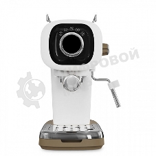 Кофеварка эспрессо BQ CM2003 белый, исп. кофе - молотый, 0.6 л, 1100 Вт, 20 бар