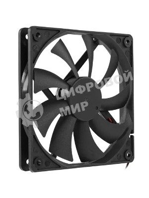 Вентилятор для корпуса 5bites FB12015S-12L3 черный, 120 x 120 x 15 мм, пластик, 1200 об/мин, 27 дБ, 3 pin