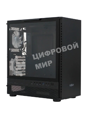 Компьютерный корпус PCCooler IE200 BK, Tempered Glass Full Tower, черный, TG, SPCC, 1x120мм ARGb E-ATX, ATX, mATX, mITX 180/380/220мм 4x2.5