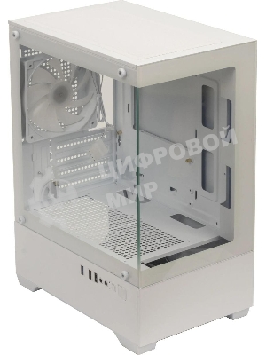 Компьютерный корпус Accord ACC-ZCU2W белый без БП mATX 1x120мм 1xUSB 3.0 1xUSB3.1 audio