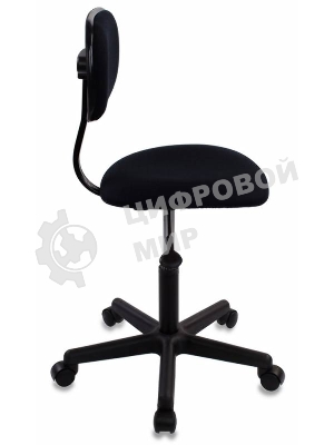 Кресло Бюрократ CH-1201NX черный, ткань, 100 кг