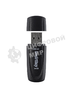 Флешка USB Smartbuy Scout Black (SB032GB3SCK), 32Gb, USB 3.0, R/W 100/40, черный