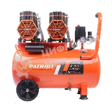 Компрессор поршневой безмасляный Patriot KDS 540 F50 (540 л/мин, 2,8 кВт, 8 бар, 50 л, 2800 об/мин, быстросъем + елочка 1/4)