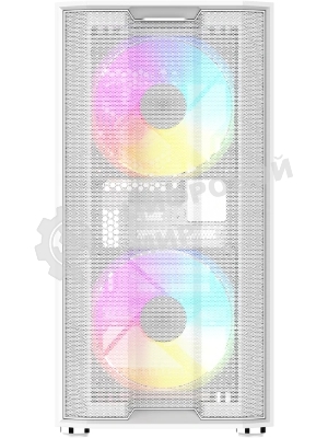 Корпус SAMA S30, Mini-Tower, белый, 2 x 140 мм, 1 x 120 мм