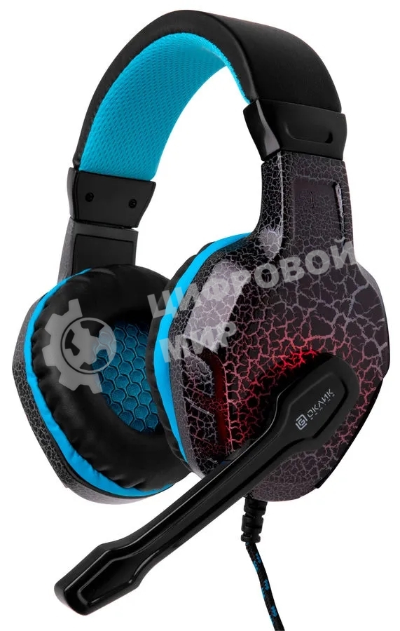 Гарнитура Oklick HS-L400G ZEUS чёрный, проводная, 3.5 мм