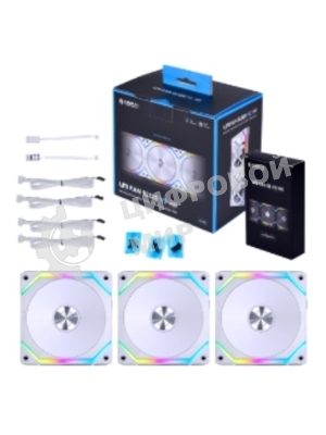 Вентилятор для корпуса LIAN LI SL V2 120 White (3pcs) G99.12SLV23W.00 белый 120мм 2000rpm 29.2db 7-pin