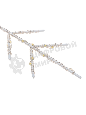 Светодиодная подвесная фигура Neon-night Снежинка на металлическом каркасе, цвет теплый белый