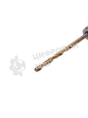 Сверло по металлу Kranz KR-91-5500 2мм Р6М5 ТИТАН шестигранный хвостовик DIN 338 (уп.1шт)