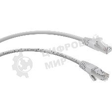 Экранированный патч-корд Cabeus, кат. 5е, экр., F/UTP, RJ45/RJ45, LSZH, AWG24, 5м, серый