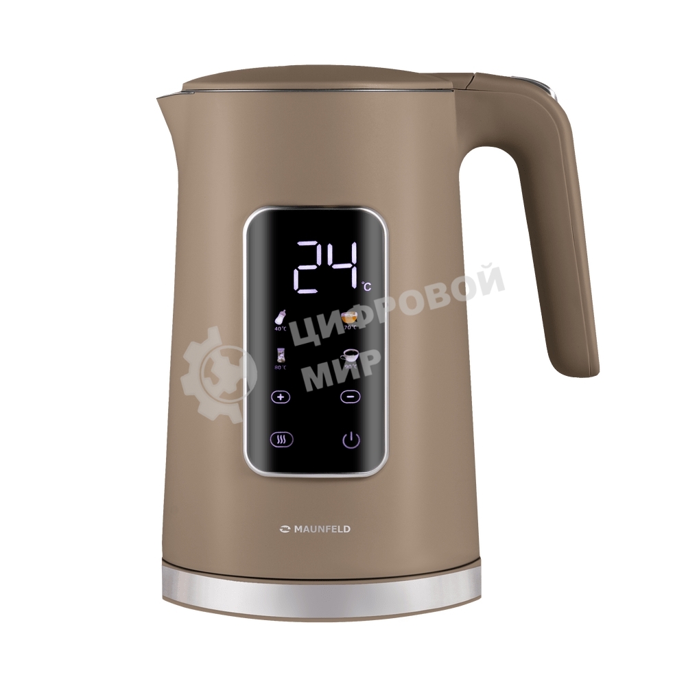 Чайник электрический Maunfeld MGK-635DBR коричневый, 1.7 л, 2200 Вт