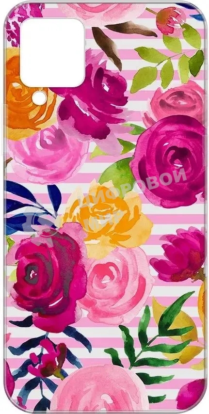 Чехол (клип-кейс) Gresso Air, для Samsung Galaxy A12, прозрачный/рисунок gr17aaae9263