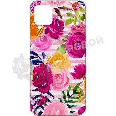 Чехол (клип-кейс) Gresso Air, для Samsung Galaxy A12, прозрачный/рисунок gr17aaae9263