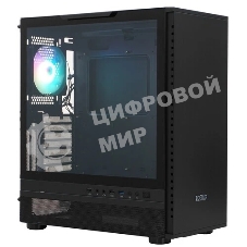 Компьютерный корпус PCCooler IE200 BK, Tempered Glass Full Tower, черный, TG, SPCC, 1x120мм ARGb E-ATX, ATX, mATX, mITX 180/380/220мм 4x2.5
