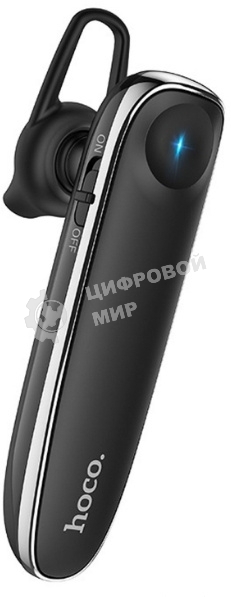 Беспроводная гарнитура Hoco E49 черный, внутриканальная (моно), Bluetooth, до 20 ч