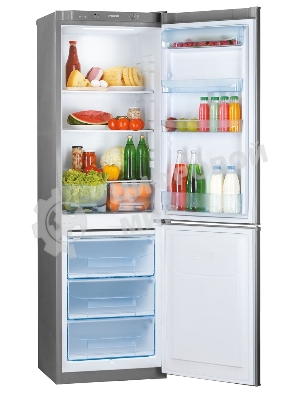 Холодильник Pozis RD-149 серебристый металлик двухкамерный 240/130 л морозилка снизу