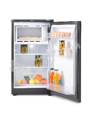 Холодильник Бирюса W408 графит однокамерный 88/27л морозилка сверху