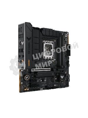 Материнская плата ASUS TUF GAMING B760M-PLUS WIFI II, LGA 1700, Intel B760, 4xDDR5, 4xSATA, 3xM.2, 1xPCIe 5.0 x16, 1xPCIe x4, 1xUSB-A 3.2 Gen 2, 2xUSB-A 3.2 Gen 1, 4xUSB 2.0, 1xUSB-C 3.2 Gen 2x2, 1x2.5Gb LAN, 5x3.5 мм, 7.1, Wi-Fi 6E, Bluetooth 5.3, mATX