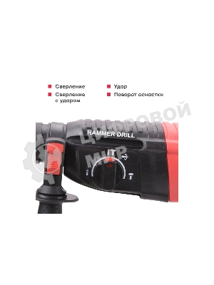 Перфоратор Boxbot RH-800С, 800 Вт, 2.8 Дж, кейс, быстросъ емный патрон SDS+ и кулачковый патрон в комплекте