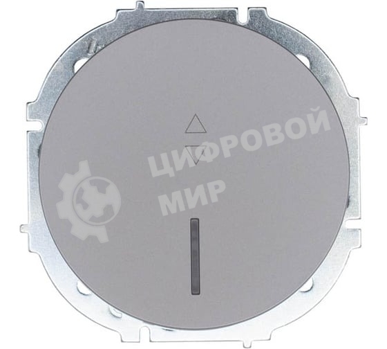 Выключатель проходной 1-кл. LEZARD СП OSEN 10А IP20 с подсветкой, механизм, серый матовый 743-7488-114