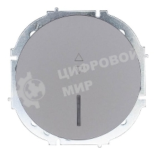 Выключатель проходной 1-кл. LEZARD СП OSEN 10А IP20 с подсветкой, механизм, серый матовый 743-7488-114