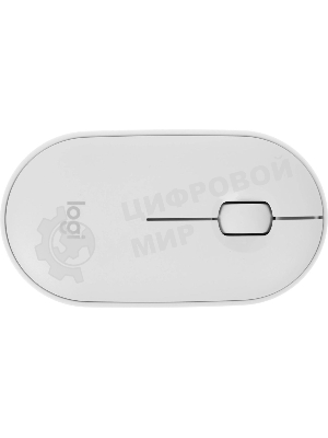 Мышь беспроводная Logitech Pebble M350 белый, 1000 dpi, радиоканал, Bluetooth, USB, кнопки - 3