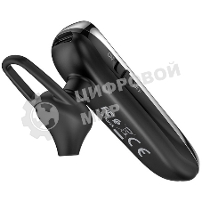 Беспроводная гарнитура Hoco E49 черный, внутриканальная (моно), Bluetooth, до 20 ч