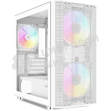 Корпус SAMA S30, Mini-Tower, белый, 2 x 140 мм, 1 x 120 мм