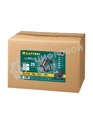 Уровни лазерные KRAFTOOL ''ll360-4'' 360 градусов 20м/70м детектор