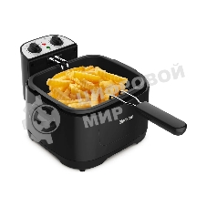 Фритюрница Blackton Bt DF1112 Black. Потребляемая мощность 2000 Вт/Мах. объем 3л/Параметры электропитания 220-240 В,50Гц/Класс защиты от поражения электрическим током Класс I/Регулировка температуры/Компактный размер/Быстрый нагрев до 90 градусов