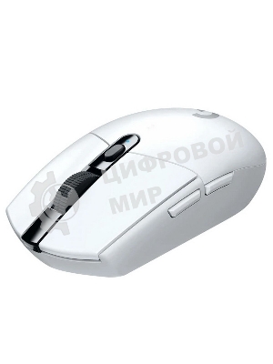 Мышь беспроводная Logitech G304 Lightspeed белый, 12000 dpi, радиоканал, USB, кнопки - 6