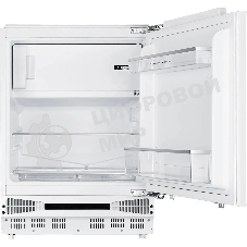 Встраиваемый холодильник Zigmund & Shtain BR 07 X белый однокамерный 95/16 л морозилка сверху, ручное размораживание