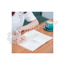 Блокнот Deli 22283LT-BLUE 210х143 мм, искусственная кожа, 96 л, голубой