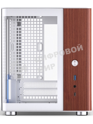 Компьютерный корпус без блока питания Case JONSBO TK-0 белый, Desktop SFF, TG, no fan, 1xUSB-A 3.2 + 1xUSB-C 3.2, SFX PSU Support, mITX белый