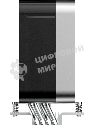 Кулер для процессора Ocypus Delta A40 EX BK Digital, 120мм ARGB FAN, Top Display Panel, 4 HEAT PIPES, 4-PIN PWM, 500-1800 RPM, 29DBA, HYDRO BEARING, LGA115X/1200/1700/18XX, AM4/AM5