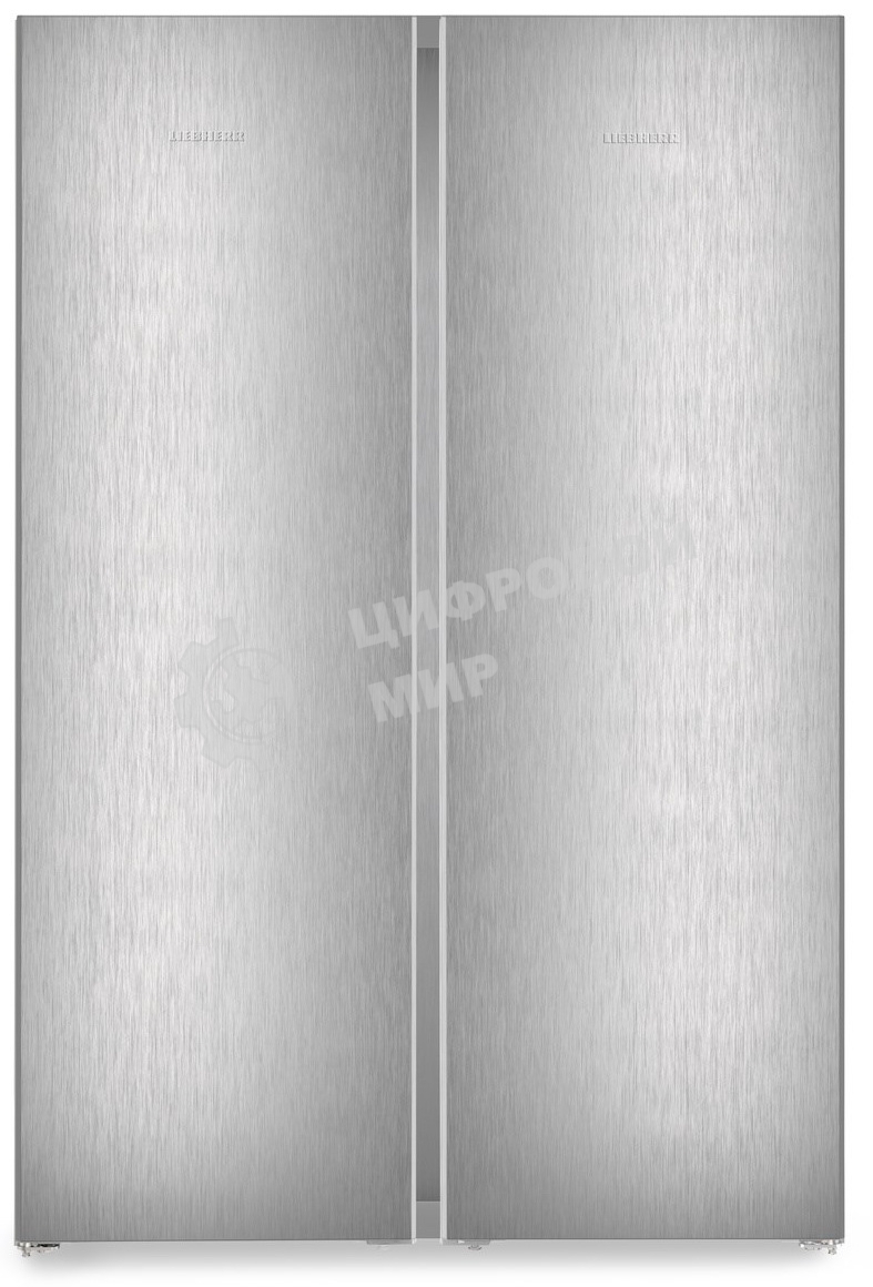 Холодильник Liebherr Комбинация XRFsf 5240-22 001(SFNsfd 5247-22 001+ SRsfd 5220-22 001) серебристый двухкамерный 412/262л морозилка сбоку, Side by Side