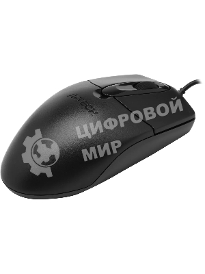 Мышь проводная A4Tech OP-720S черный, 1200 dpi, USB, кнопки - 3