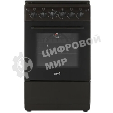 Плита газовая Cezaris ПГ 2150-11 коричневый, конфорок 4 шт, духовка 43 л, 51 см x 85 см x 55 см