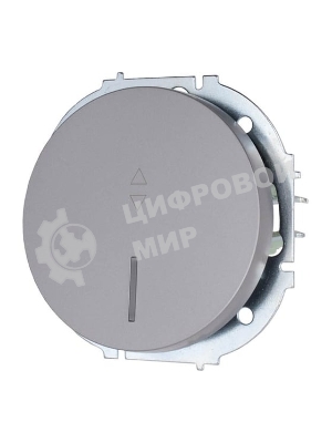 Выключатель проходной 1-кл. LEZARD СП OSEN 10А IP20 с подсветкой, механизм, серый матовый 743-7488-114