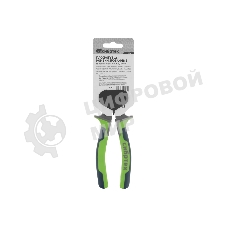 Плоскогубцы комбинированные Сибртех 180 мм, фосфатирование, трехкомпонентные рукоятки