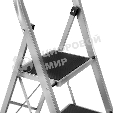 Стремянка стальная Сибртех, 4 широкие ступени 20х30 см с полимерным покрытием