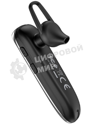 Беспроводная гарнитура Hoco E49 черный, внутриканальная (моно), Bluetooth, до 20 ч