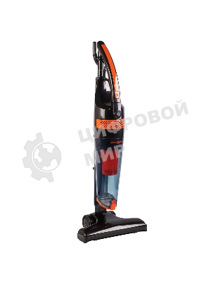 Пылесос вертикальный Endever SkyClean VC-294 черный/оранжевый, питание от сети, 120 Вт, уборка сухая, пылесборник 1.5 л