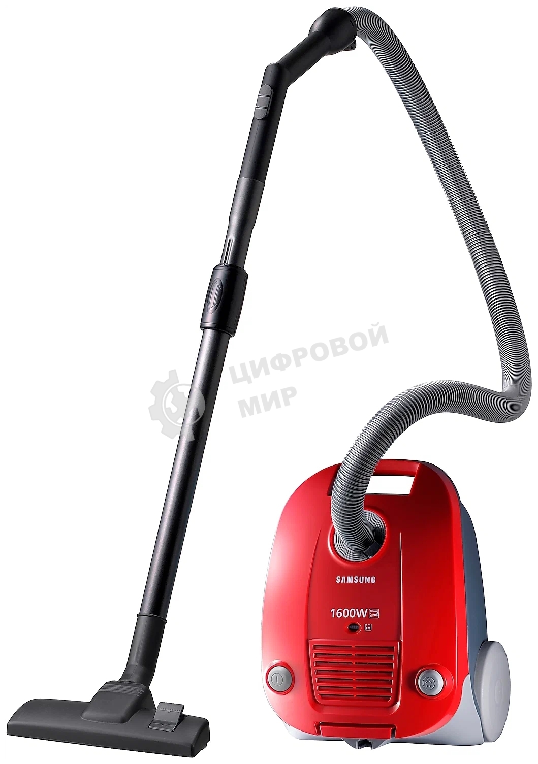 Пылесос Samsung SC4131 красный, 320/1600 Вт, уборка сухая, пылесборник мешок 3 л