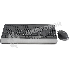 Комплект клавиатура+мышь Oklick S290W беспроводной, USB, 1600 DPI, чёрный