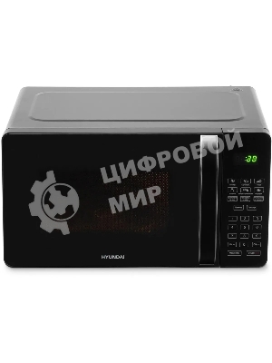 Микроволновая печь Hyundai HYM-D2076 черный, 20 л, 700 Вт, переключатели - сенсор