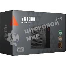 Блок питания PCCooler P5-YN1000-G1F, 1000Вт, 80 PLUS Gold, 135мм, модульный, черный