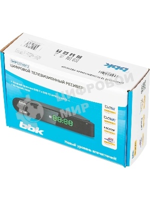 Приставка для цифрового ТВ BBK SMP027HDT2 черный, DVB-T2, DVB-T, HDMI, USB 2.0